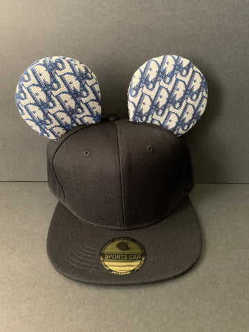 Dior Canvas Mickey Ears Adjustable Hat, Ears Hat