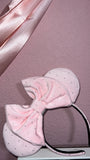 Pink Velvet Minnie Ears
