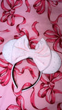 Pink Velvet Minnie Ears