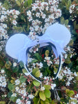 White G G Canvas Minnie Ears with Bows