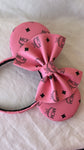 Pink M C M Minnie Ears, Designer Minnie Ears