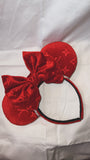 Red Velvet Minnie Ears