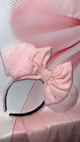 Pink Velvet Minnie Ears