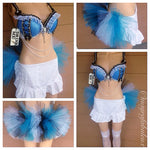 Alice In Wonderland Bra and Matching Bottoms Outfit.