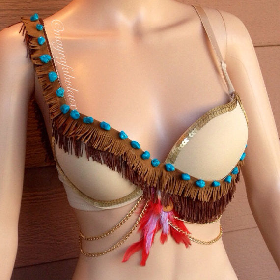 Pocahontas Inspired Bra mayrafabuleux Pocahontas Inspired Bra mayrafabuleux