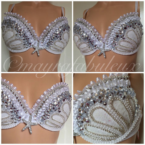 Crystal Swarvoski Details Bra