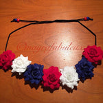 USA Roses Flower Crown
