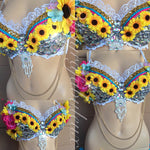 Electric Sunflower Bra