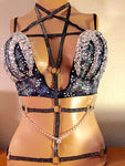 Galaxy Plunge Bra with Harness