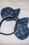 Denim Minnie Ears, Crystal Minnie Ears