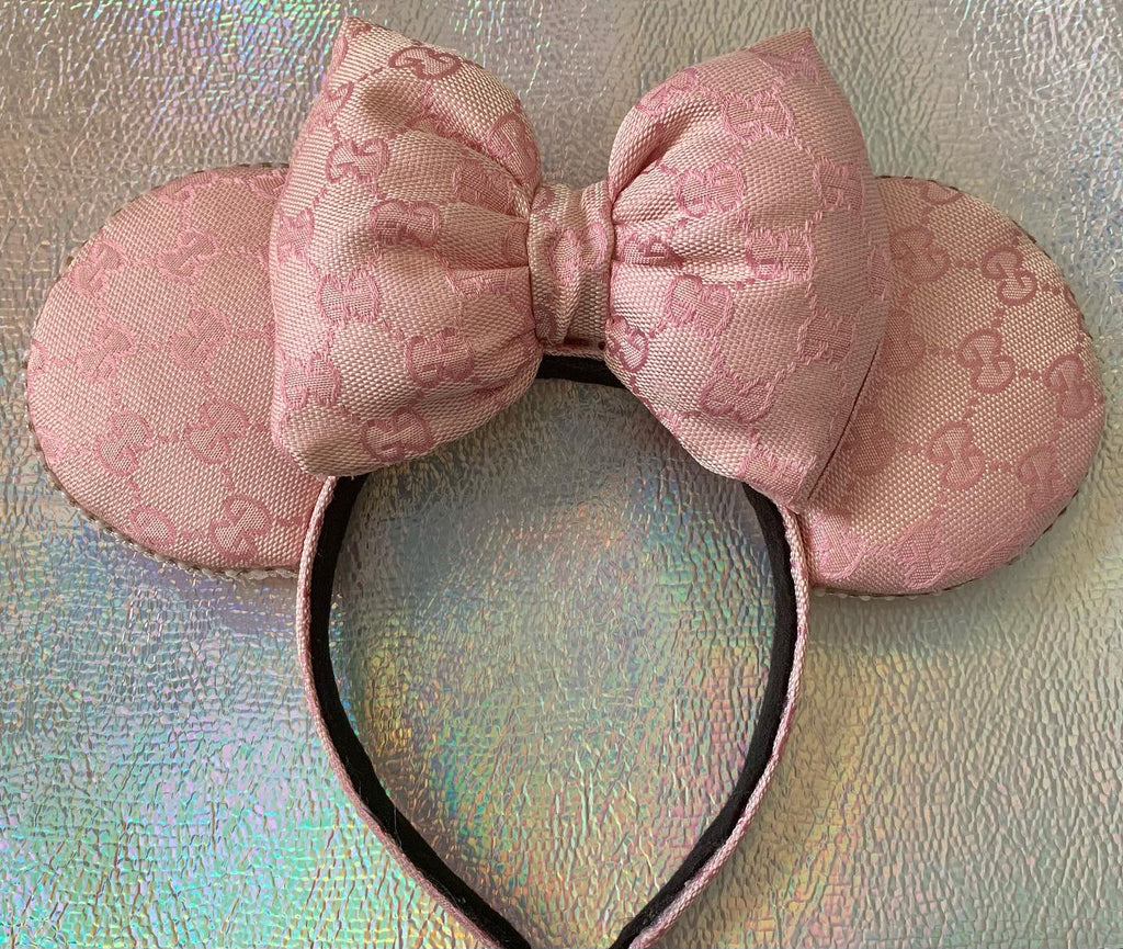 GG Canvas Minnie Ears, Crystal Minnie Ears, GG Canvas Mickey Ears