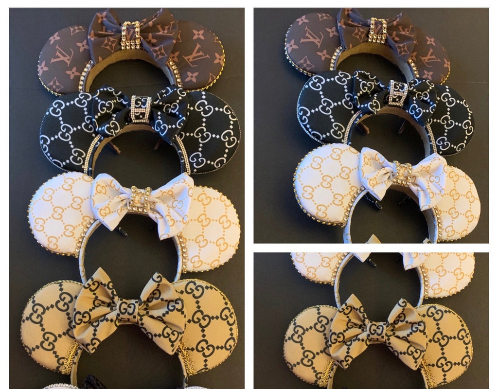 Designer Life For Me Minnie Ears, Crystal Minnie Ears, Minnie Ears