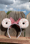 Donut Ears, Donut Minnie Ears, Disney Ears, Mickey Ears