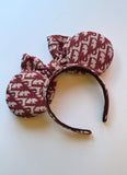 Red Lady D Canvas Minnie Ears