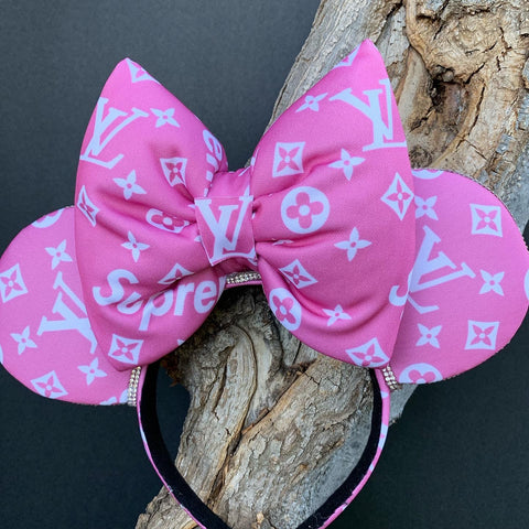 LV DESIGN BLUE Mickey Mouse Bow Girl Minnie Ears Disney Parks