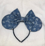 Denim Minnie Ears, Crystal Minnie Ears