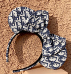 Lady D Canvas Minnie Ears, Designer Minnie Ears