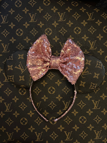 Louis V Leather Minnie Ears, Crystal Minnie Ears