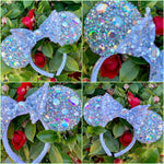 Iridescent AB Crystalized Minnie Ears, Mickey Ears, Minnie Mouse Ears