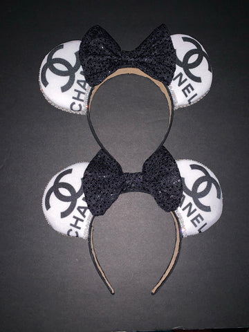 CC Non Slip Minnie Ears, Crystal Minnie Ears, Disney Mickey Ears