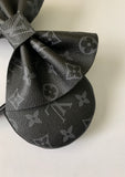 Black and Silver Leather Minnie Ears