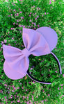 Lavender Louis V Leather Minnie Ears