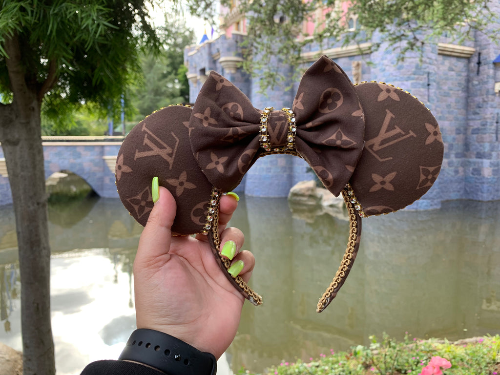 Louis V Minnie Ears, Crystal Minnie Ears